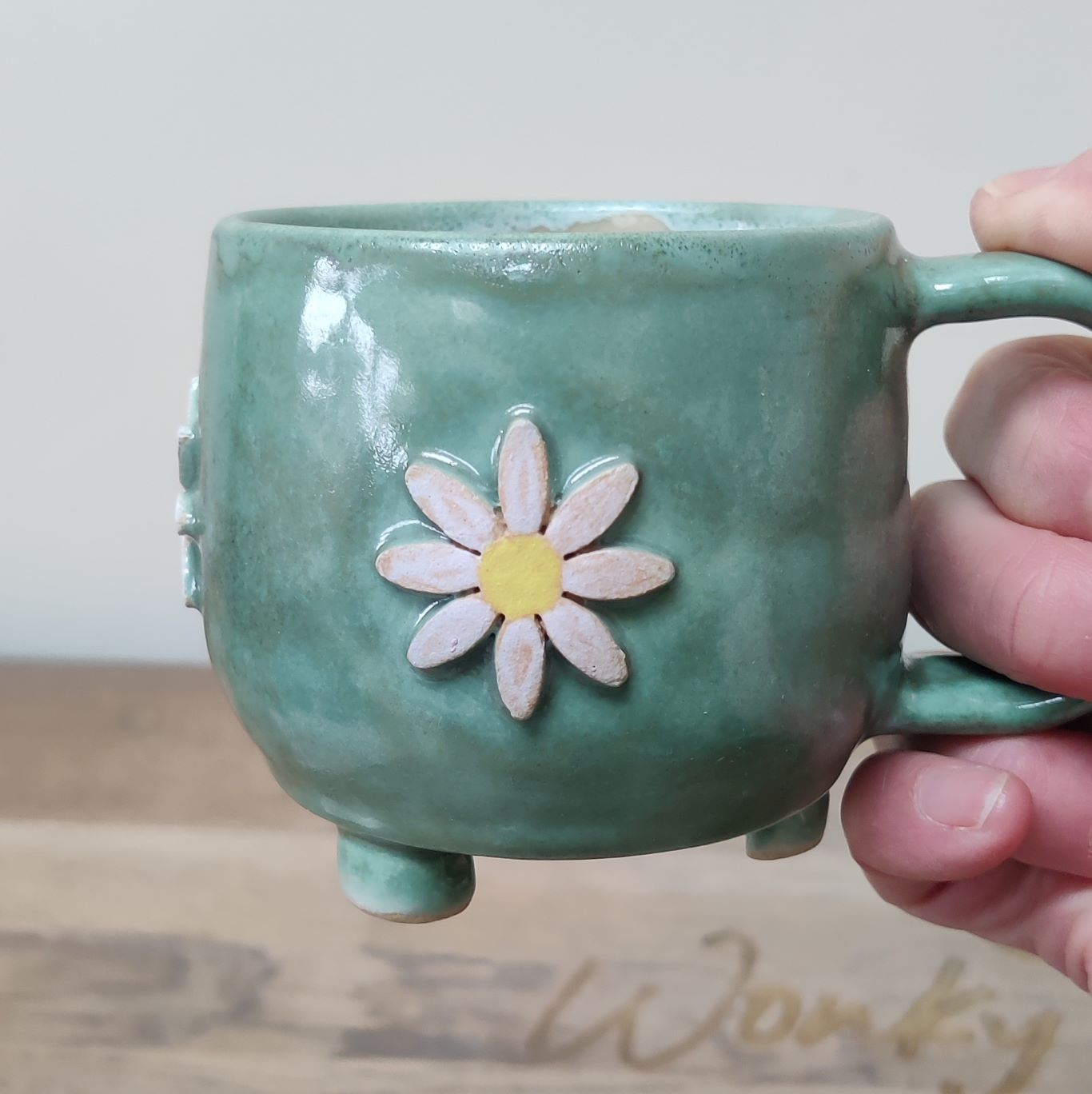 Daisy cup with feet 17 - Image 5
